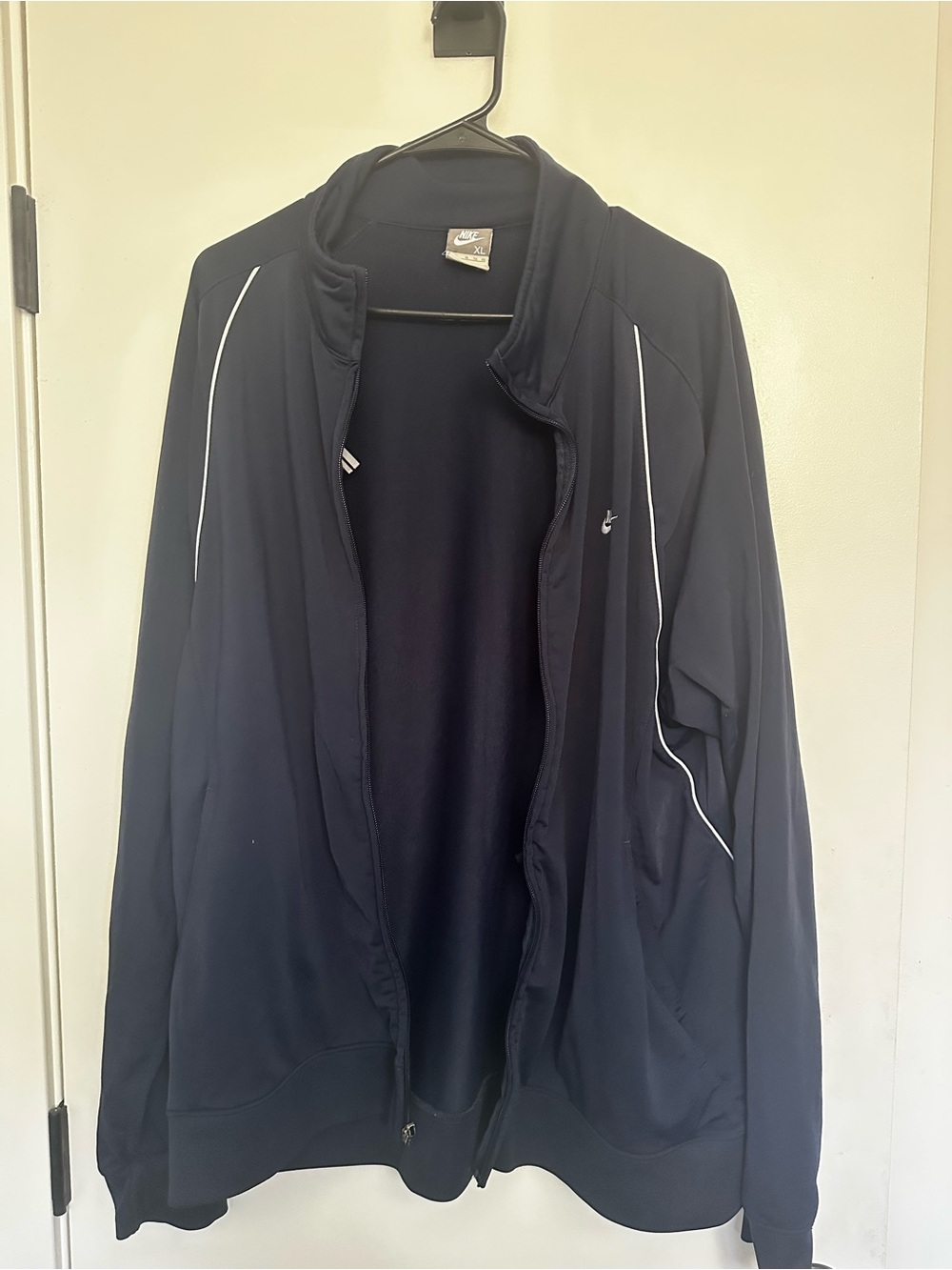 Nike Navy Blue Jacket with White Logo